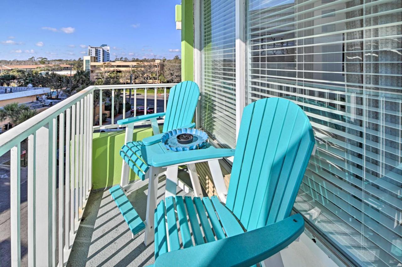 Beachfront Condo In Myrtle Beach With Pool Access Bagian luar foto